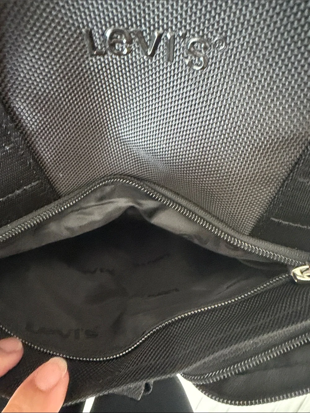 Levi's Black  Backpack with lab top pocket